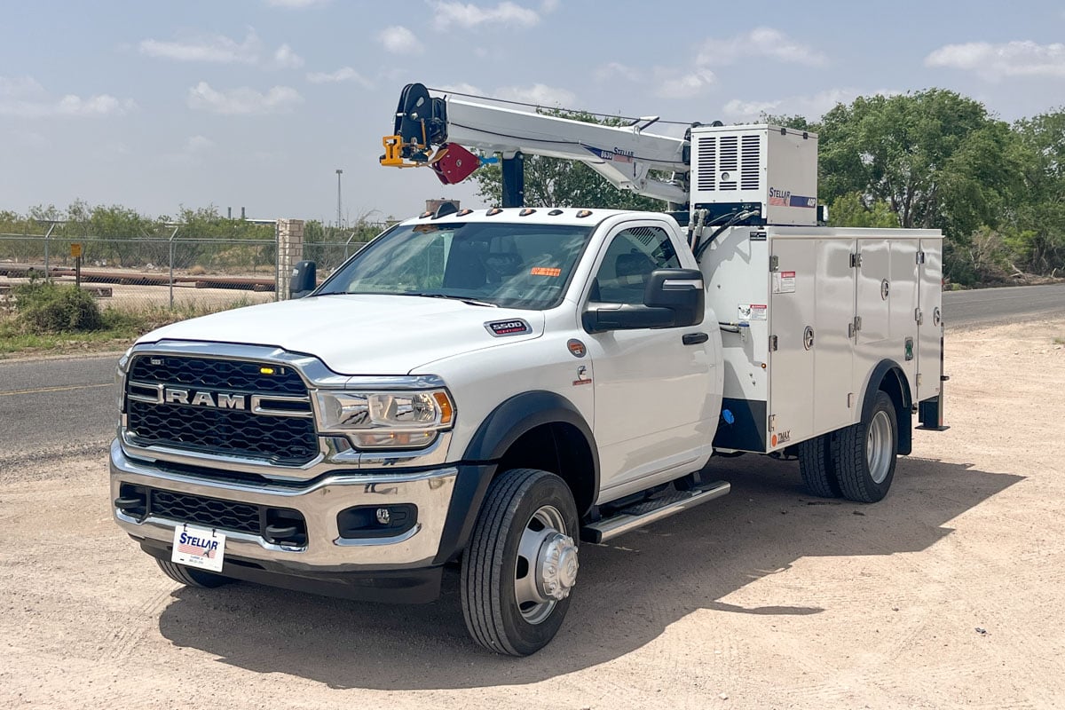 asamilion New Stellar 8630 with TMAX 1-11 aluminum body on New Ram 5500